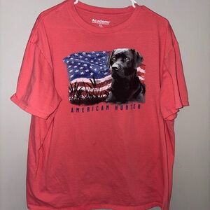 Academy Red American Hunter Dog Graphic Tee